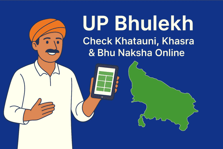 UP Bhulekh Online Khatauni, Khasra & Bhu Naksha Check Uttar Pradesh Land Records