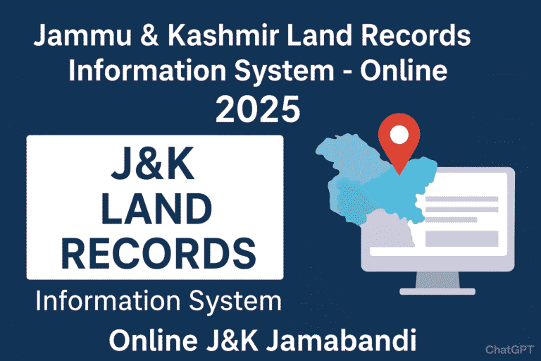 J&K Land Records Information System- Check J&K Jamabandi Records