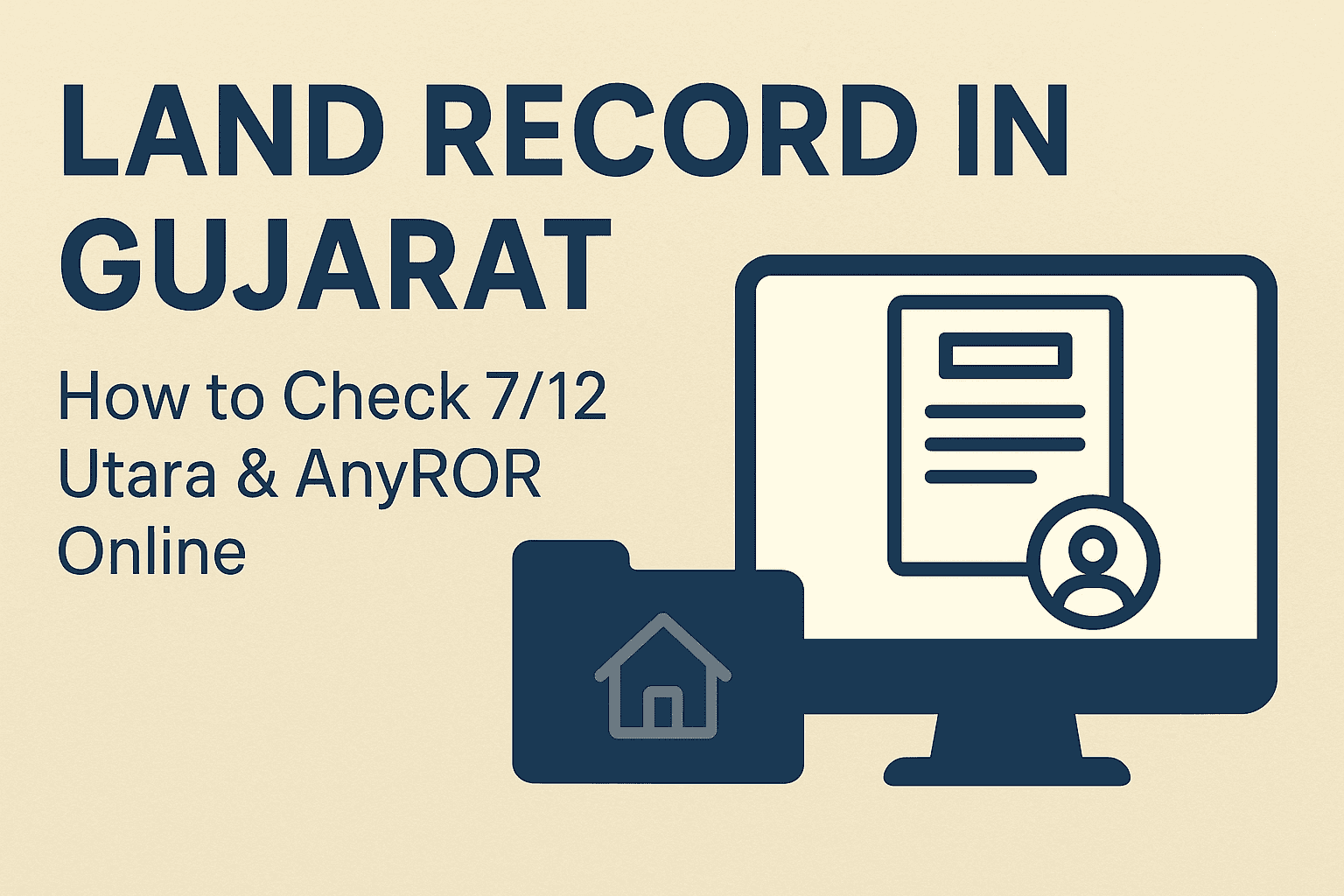 Land Record in Gujarat How to Check 712 Utara & AnyROR Online