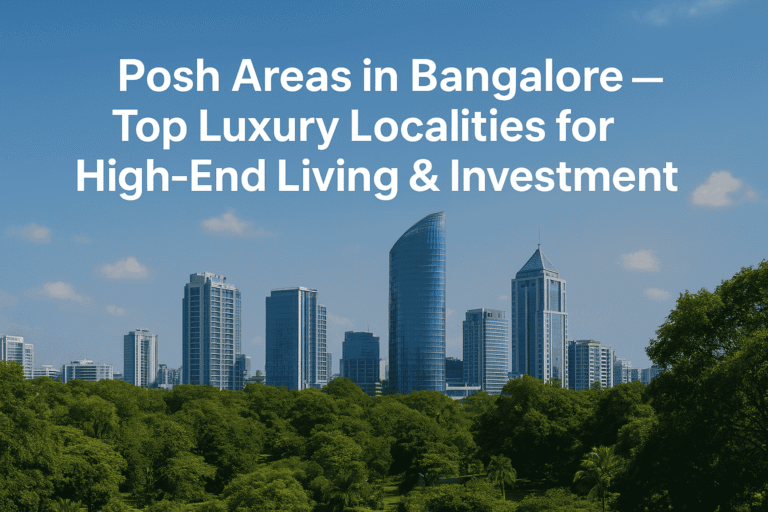 Posh Areas in Bangalore — Top 10 Luxury Localities for High-End Living & Investment