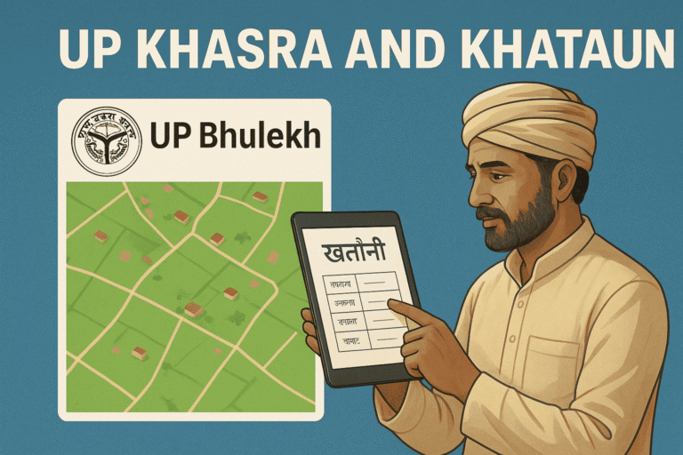 UP Khasra and Khatauni Uttar Pradesh Digital Land Records