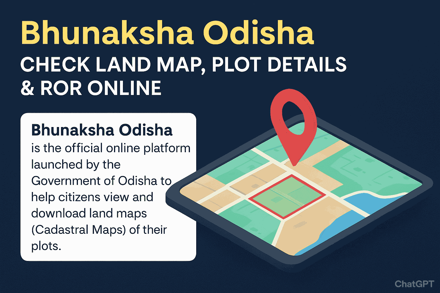 🗺️ Bhunaksha Odisha – Check Land Map, Plot Details & ROR Online
