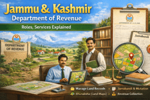 Jammu Kashmir Department of Revenue Roles Services Explained