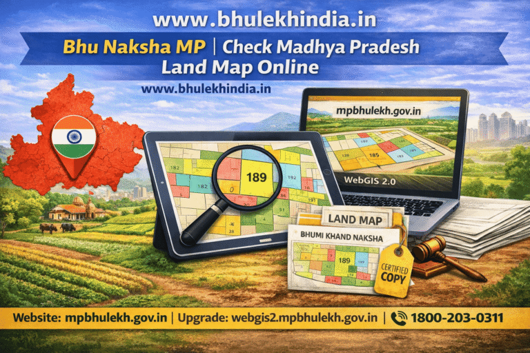 Bhu Naksha MP | Check Madhya Pradesh Land Map Online